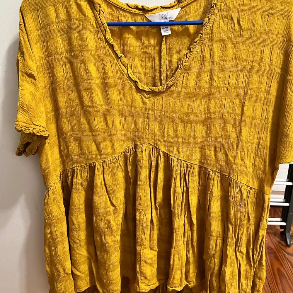 Mustard blouse